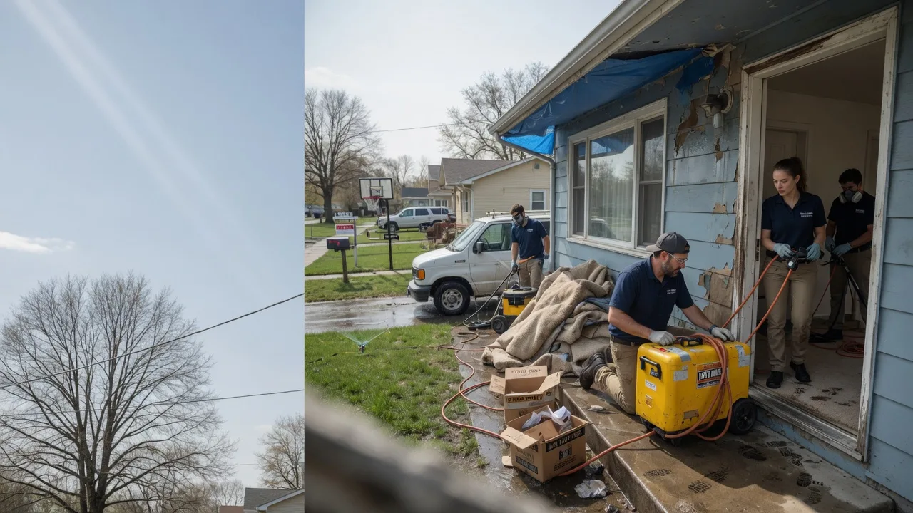 Basement Flood Cleanup in Russell, KS near me